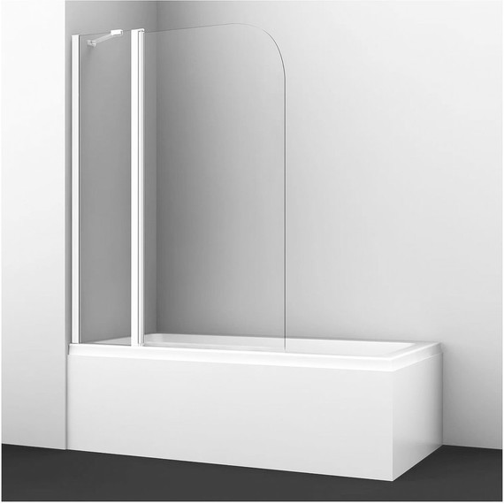 Шторка для ванны Azario Merrit 110х140 см AZ-NF6221 1100, хром/прозрачное - фото, картинка 2 Шторка для ванны Azario Merrit 110х140 см AZ-NF6221 1100, хром/прозрачное - фото 2