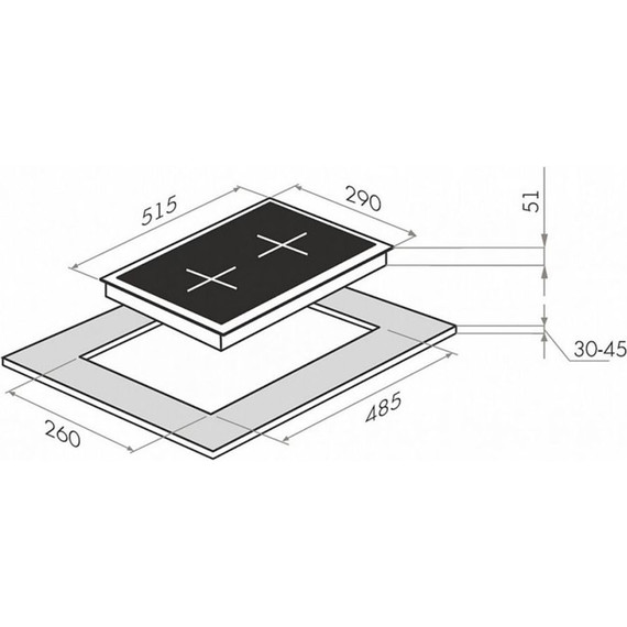Электрическая варочная поверхность Maunfeld EEHE.32.4W Domino - фото 11