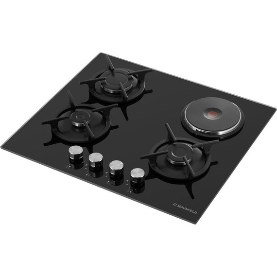 Комбинированная варочная панель Maunfeld EEHG.64.13CB/KG (чёрное стекло) - фото 5