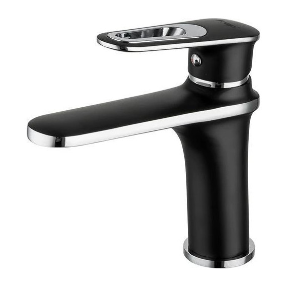 Смеситель для раковины Frap F1049-6, черный/хром - фото 