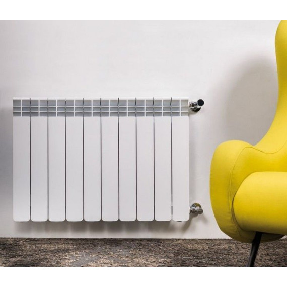 Радиатор Azario AL500/100/10 800х585 мм (10 секций) белый - фото 3