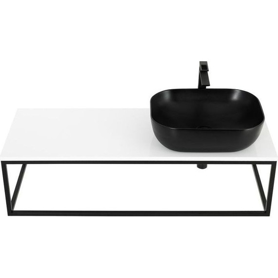 Столешница с консолью BelBagno 120 см EK-120-ST+EK-120-AS-BL-R - фото 2