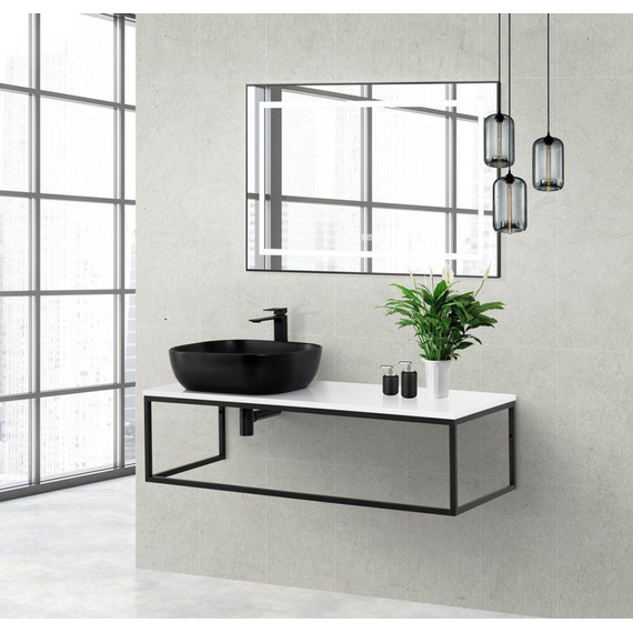 Столешница с консолью BelBagno 120 см EK-120-ST+EK-120-AS-BO-L - фото 5