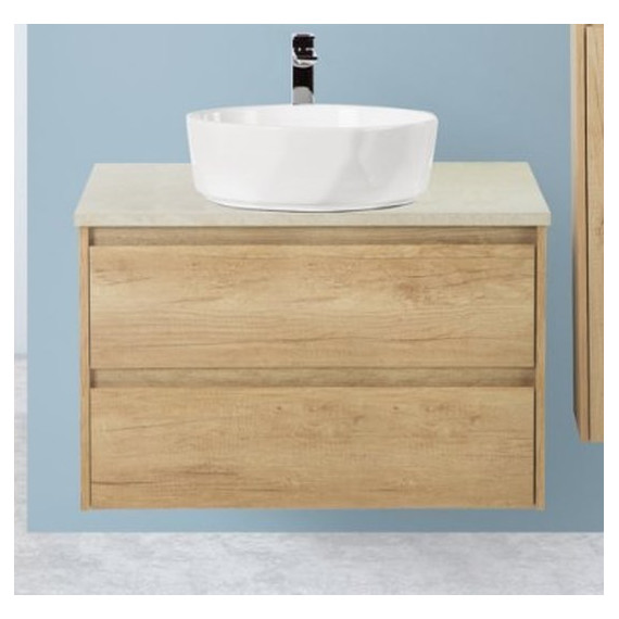 Тумба подвесная со столешницей BelBagno Kraft 100 см KRAFT-1000-2C-SO-RNN+KEP-100-MCO - фото 2