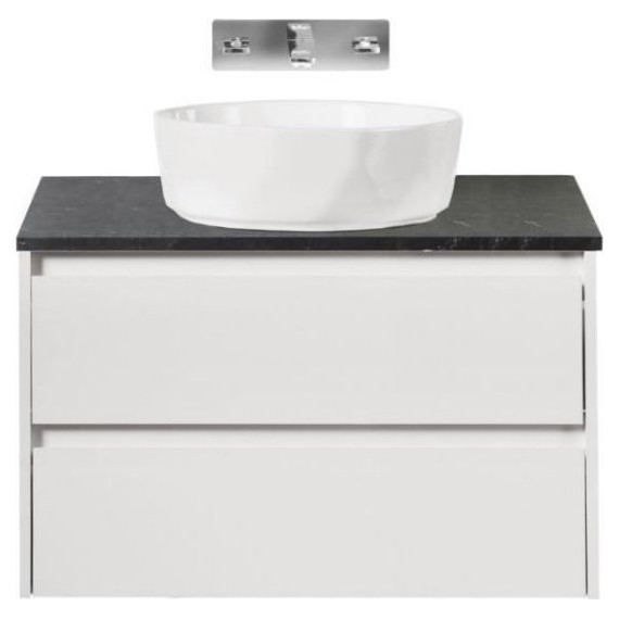Тумба подвесная со столешницей BelBagno Kraft 90 см KRAFT-900-2C-SO-BO+KEP-90-MNO-W0 - фото 