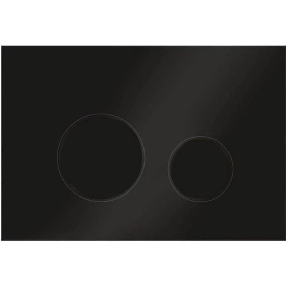 Кнопка смыва Veconi Round VFR002BL, черный матовый - фото 