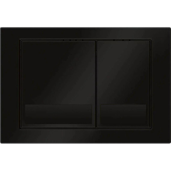 Кнопка смыва Veconi Square VFS001BL, черный матовый - фото 