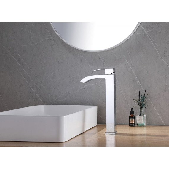 Смеситель для раковины высокий Abber Wasserfall AF8611, Цвет производителя: хром - фото 2