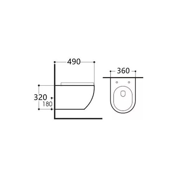 Инсталляция с подвесным унитазом комплект: Grohe Rapid SL 38772001 с подвесным безободковым унитазом Aquatek Европа AQ1900-00 сиденье микролифт, крепление, кнопка смыва хром, Цвет производителя: белый - фото 9