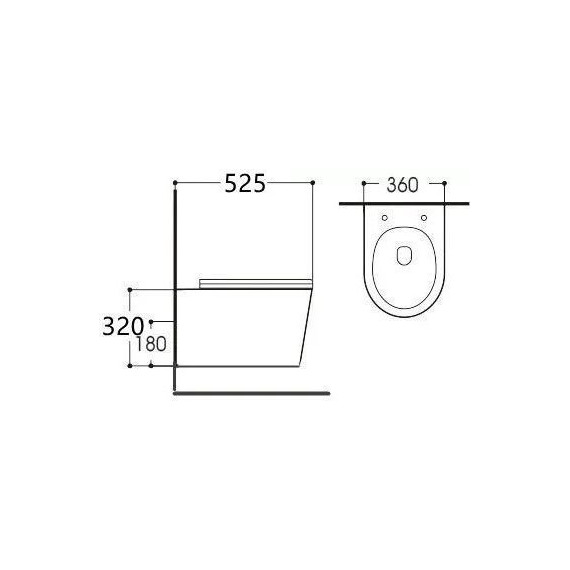 Инсталляция с подвесным унитазом комплект: Grohe Rapid SL 38772001 с подвесным безободковым унитазом Aquatek Вега AQ1905-00 сиденье микролифт, крепление, кнопка смыва хром, Цвет производителя: белый - фото 9