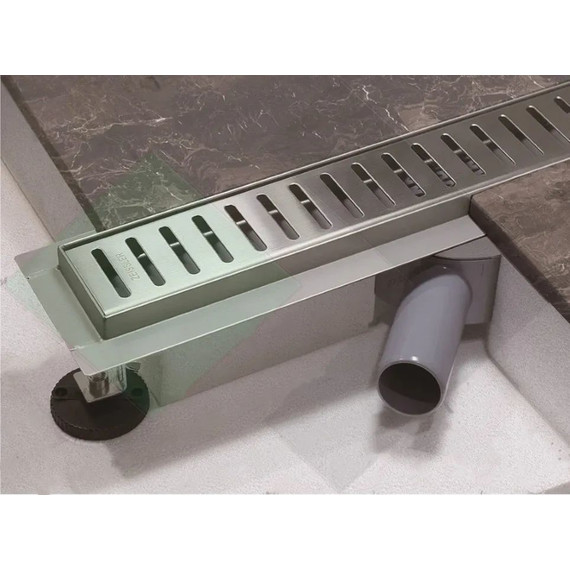 Трап Zeissler BAD538002 80 см, нержавеющая сталь - фото 6