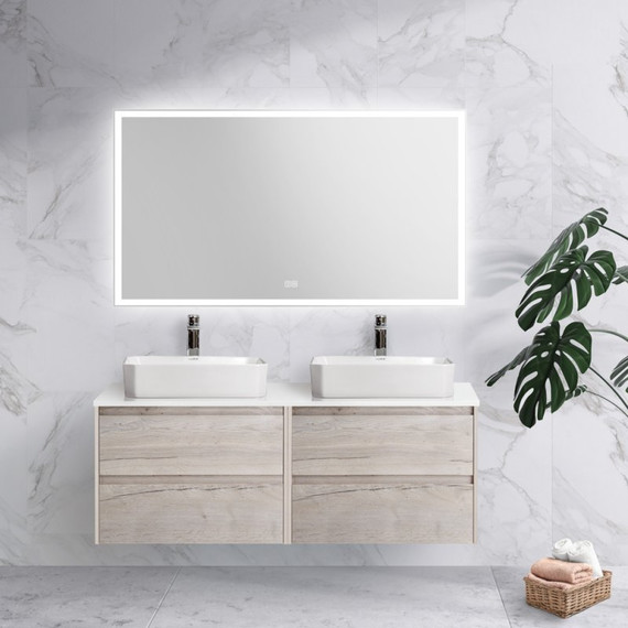 Тумба подвесная со столешницей BelBagno Kraft 120 см KRAFT-600-2C-SO-RGB+EK-120-2-BL - фото 2