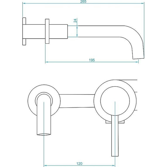 Смеситель для раковины настенный RGW SP-47B 51140547-04, черный матовый - фото 4