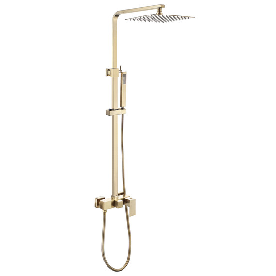 Душевая стойка Abber Daheim AF8220G, золото матовое, Цвет производителя: золото матовое - фото 