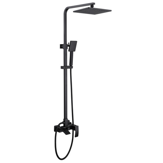 Душевая стойка Abber Wasserfall AF8616B, черный матовый, Цвет производителя: чёрный матовый - фото 