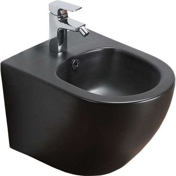 Биде подвесное Azario Grado AZ-0046-BN, черный - фото 2