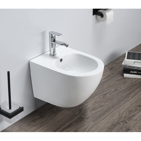 Биде подвесное Azario Grado AZ-0046-BW - фото, картинка 3 Биде подвесное Azario Grado AZ-0046-BW - фото 3