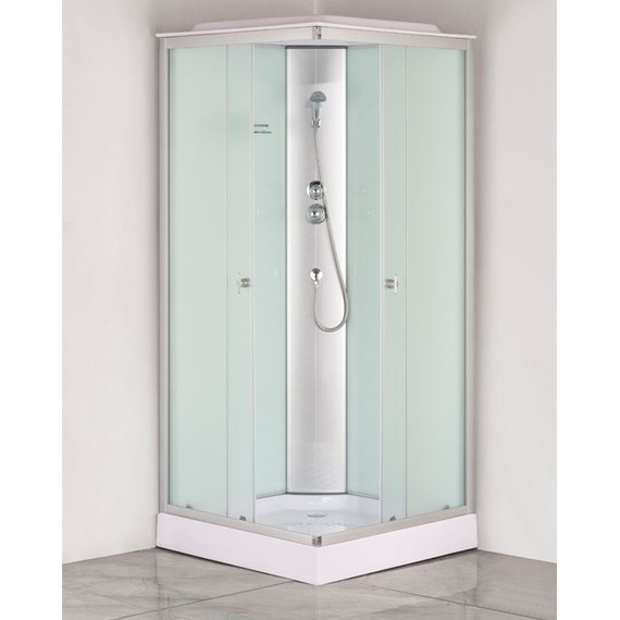 Душевая кабина Loranto CS-6491F(CS-8072) 90х90 см, хром/матовое - фото 2