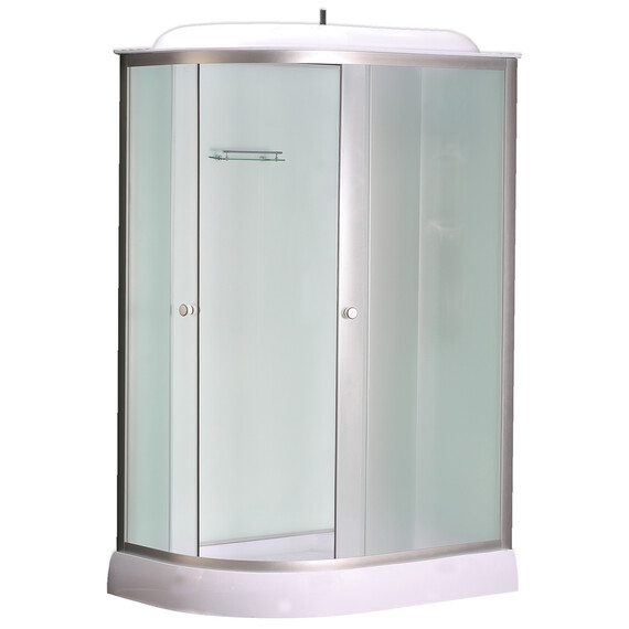 Душевая кабина Loranto 120х80 см CS-66121R F 120, хром/матовое - фото 