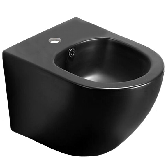 Биде подвесное Azario Grado AZ-0046-BN, черный - фото 