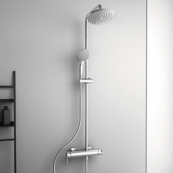 Душевая стойка Ideal Standard Idealrain Cerafine O BC750AA - фото, картинка 4 Душевая стойка Ideal Standard Idealrain Cerafine O BC750AA - фото 4