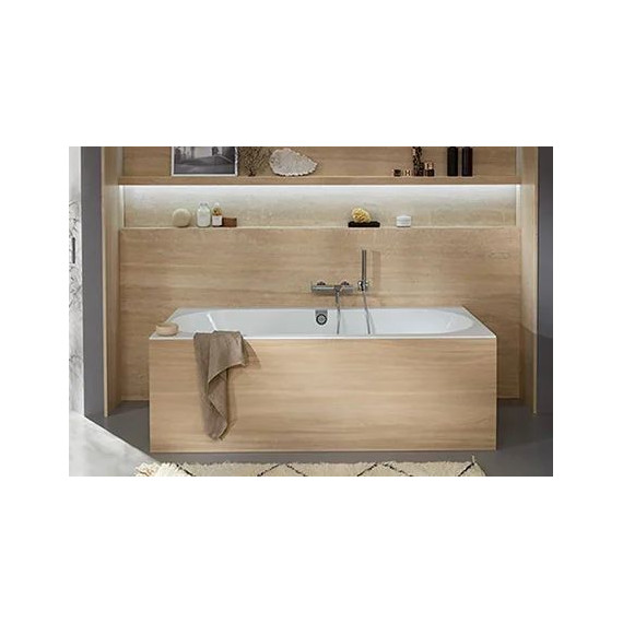 Ванна квариловая Villeroy&Boch Oberon 2.0 180x80 см UBQ180OBR2DV-01 с ножками и сифоном - фото, картинка 3 Ванна квариловая Villeroy&Boch Oberon 2.0 180x80 см UBQ180OBR2DV-01 с ножками и сифоном - фото 3