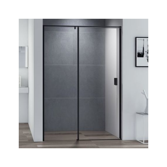 Душевая дверь Cezares 110 см URBAN-B-12-110-C-NERO, черный/прозрачное - фото 