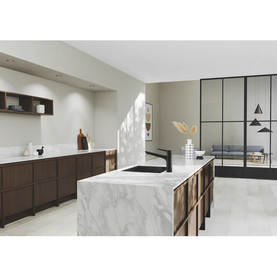 Смеситель для кухни Kludi Mix 329043975, черный матовый - фото 2