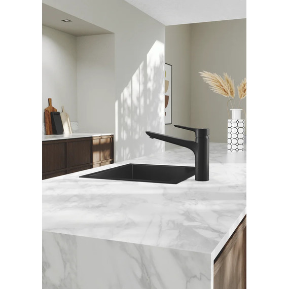 Смеситель для кухни Kludi Mix 329043975, черный матовый - фото 3