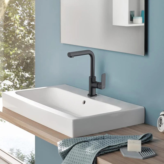 Смеситель для раковины Kludi Pure&Style 400243975, черный матовый - фото 2