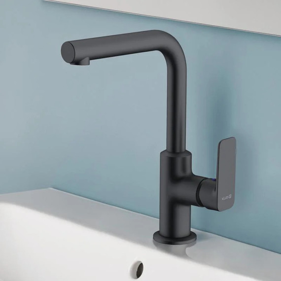 Смеситель для раковины Kludi Pure&Style 400243975, черный матовый - фото 3