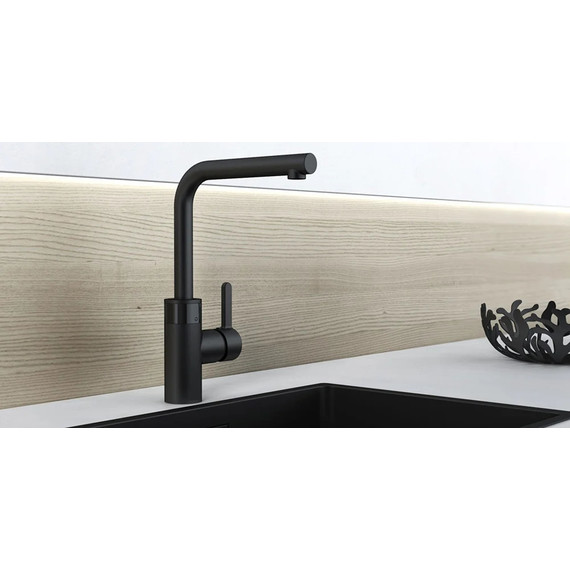 Смеситель для кухни сенсорный Kludi E-GO 422206675, черный матовый - фото 2