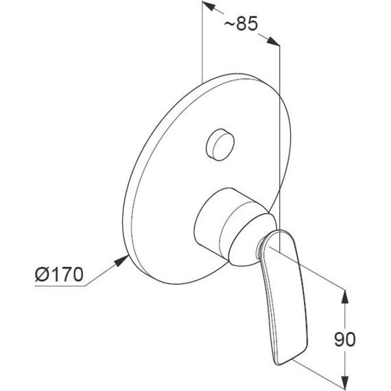 Смеситель для ванны Kludi Balance 526590575 - фото 2
