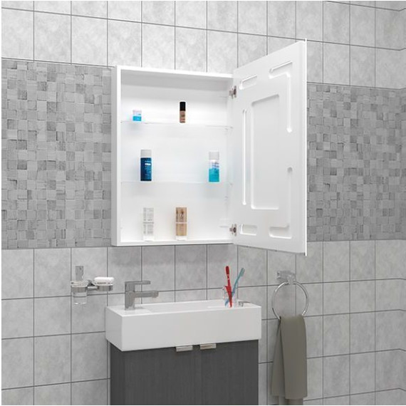 Зеркало-шкаф Mirsant Arena 60/1 60 см R - фото 4