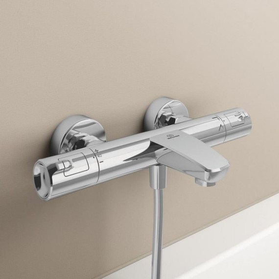 Смеситель для ванны с термостатом Ideal Standard Ceratherm T50 A7223AA - фото, картинка 2 Смеситель для ванны с термостатом Ideal Standard Ceratherm T50 A7223AA - фото 2