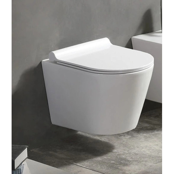 Инсталляция с подвесным унитазом комплект: Grohe Rapid SL 38772001 с подвесным безободковым унитазом Azario Nova AZ2217 сиденье микролифт, крепление, кнопка смыва хром - фото, картинка 3 Инсталляция с подвесным унитазом комплект: Grohe Rapid SL 38772001 с подвесным безободковым унитазом Azario Nova AZ2217 сиденье микролифт, крепление, кнопка смыва хром - фото 3