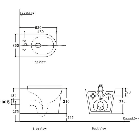 Инсталляция с подвесным унитазом комплект: Grohe Rapid SL 38772001 с подвесным унитазом Aquanet Rimless Atago 2.0 W LX-1905 сиденье микролифт, крепление, кнопка смыва хром - фото 9
