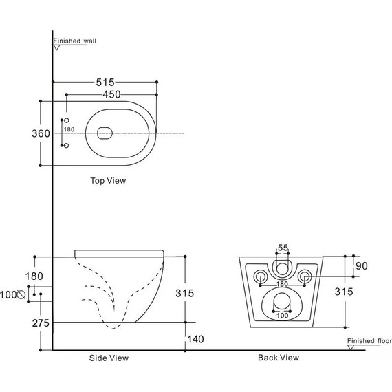 Инсталляция с подвесным унитазом комплект: Grohe Rapid SL 38772001 с подвесным унитазом Aquanet Rimless Cetus 2.0 W LX-1901 сиденье микролифт, крепление, кнопка смыва хром - фото 9