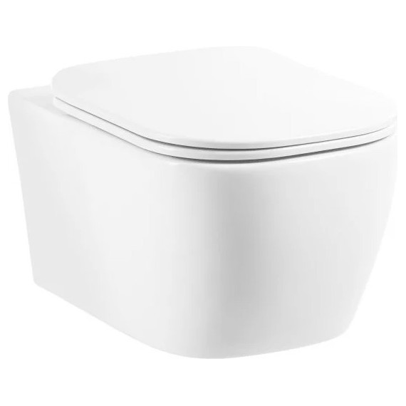 Инсталляция с подвесным унитазом комплект: Grohe Rapid SL 38772001 с подвесным безободковым унитазом Belbagno Genova BB1102CH сиденье микролифт, крепление, кнопка смыва хром - фото 2