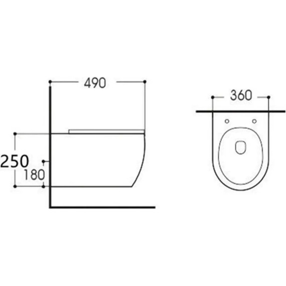Инсталляция с подвесным унитазом комплект: Grohe Rapid SL 38772001 с подвесным унитазом Aquanet Smart W Rimless 276395 сиденье микролифт, крепление, кнопка смыва хром - фото 9
