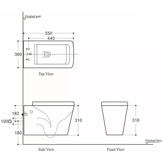 Инсталляция с подвесным унитазом комплект: Grohe Rapid SL 38772001 с подвесным унитазом Aquanet Rimless Tavr-W BL-103N-WHT сиденье микролифт, крепление, кнопка смыва хром - фото 16