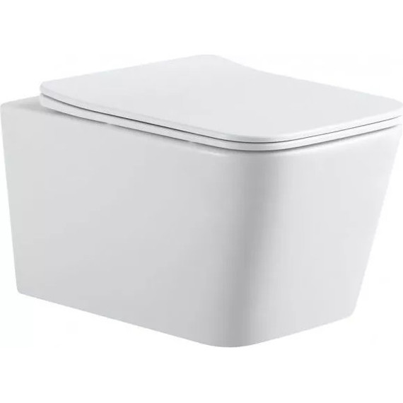 Инсталляция с подвесным унитазом комплект: Grohe Rapid SL 38772001 с подвесным унитазом Aquanet Rimless Tavr 2.0 W LX-1907 сиденье микролифт, крепление, кнопка смыва хром - фото 2