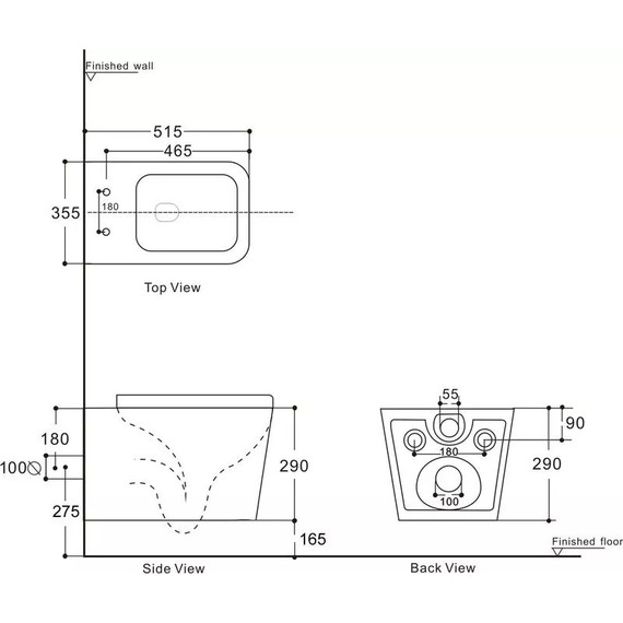 Инсталляция с подвесным унитазом комплект: Grohe Rapid SL 38772001 с подвесным унитазом Aquanet Rimless Tavr 2.0 W LX-1907 сиденье микролифт, крепление, кнопка смыва хром - фото 9