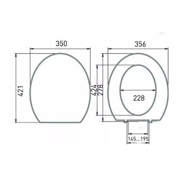 Инсталляция Cersanit Black с подвесным унитазом Roca Mateo 346200000 с тонкой крышкой дюропласт - фото 8