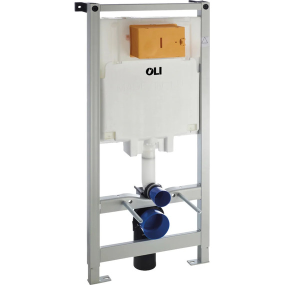 Инсталляция для унитаза Oli 80 300572mSl00 (кнопка смыва Slim, хром глянец) - фото 3