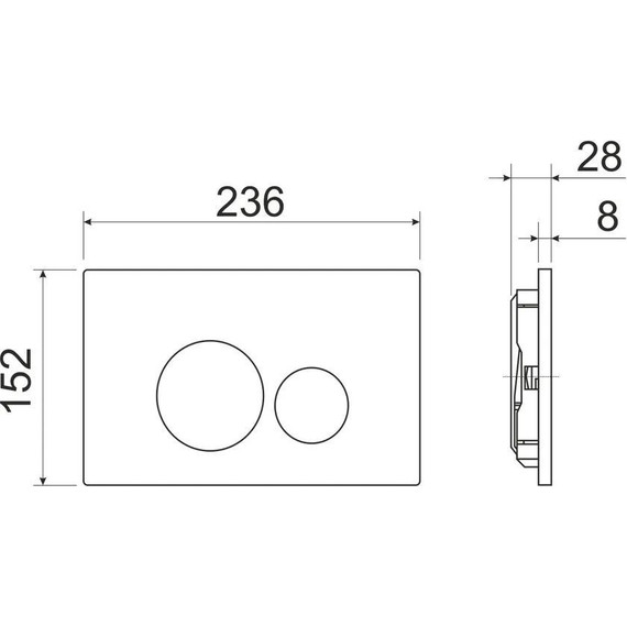 Инсталляция с подвесным унитазом Ceramicanova Metric Rimless CN3007_1001B_1000 - фото 13