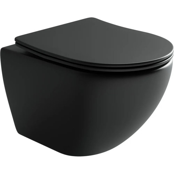 Инсталляция с подвесным унитазом Ceramicanova Metropol Rimless CN4002MB_1002B_1000 - фото 4