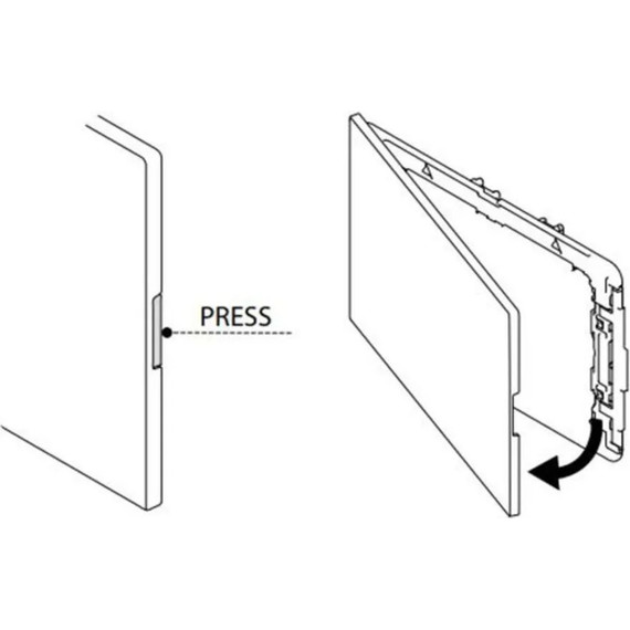 Кнопка смыва Oli Glam (механическая) 139186, хром матовый - фото 3