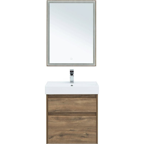 Зеркало Aquanet Nova Lite 60 см 249510, дуб рустикальный - фото, картинка 6 Зеркало Aquanet Nova Lite 60 см 249510, дуб рустикальный - фото 6