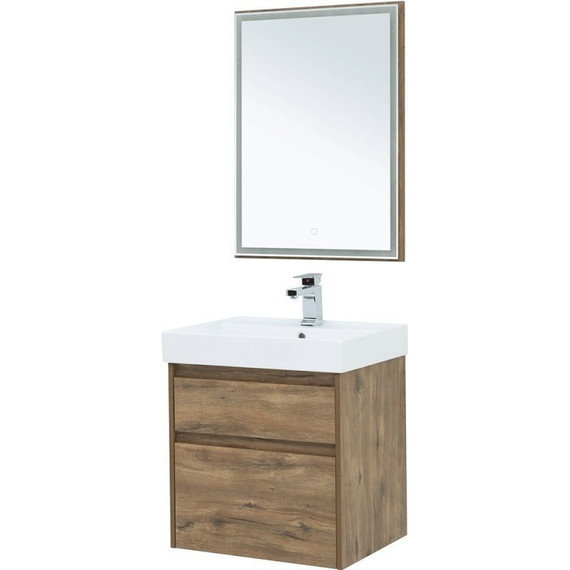 Зеркало Aquanet Nova Lite 60 см 249510, дуб рустикальный - фото, картинка 7 Зеркало Aquanet Nova Lite 60 см 249510, дуб рустикальный - фото 7